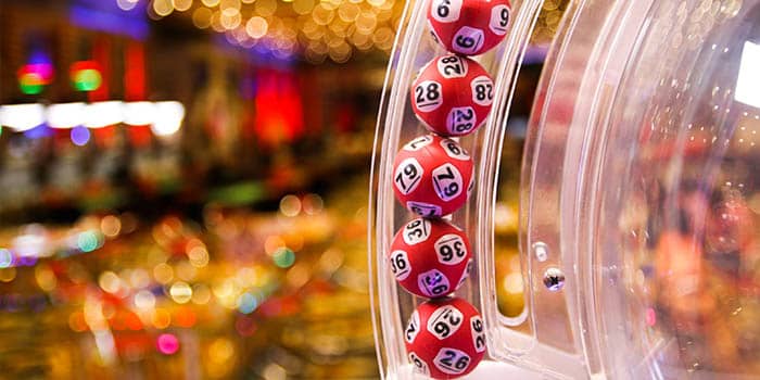 Balls in a bingo machine